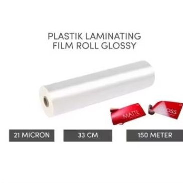 Plastik Laminating Roll Glossy | Plastik Laminasi Panas | 21Micron | 25Micron | 27Micron | 32Micron