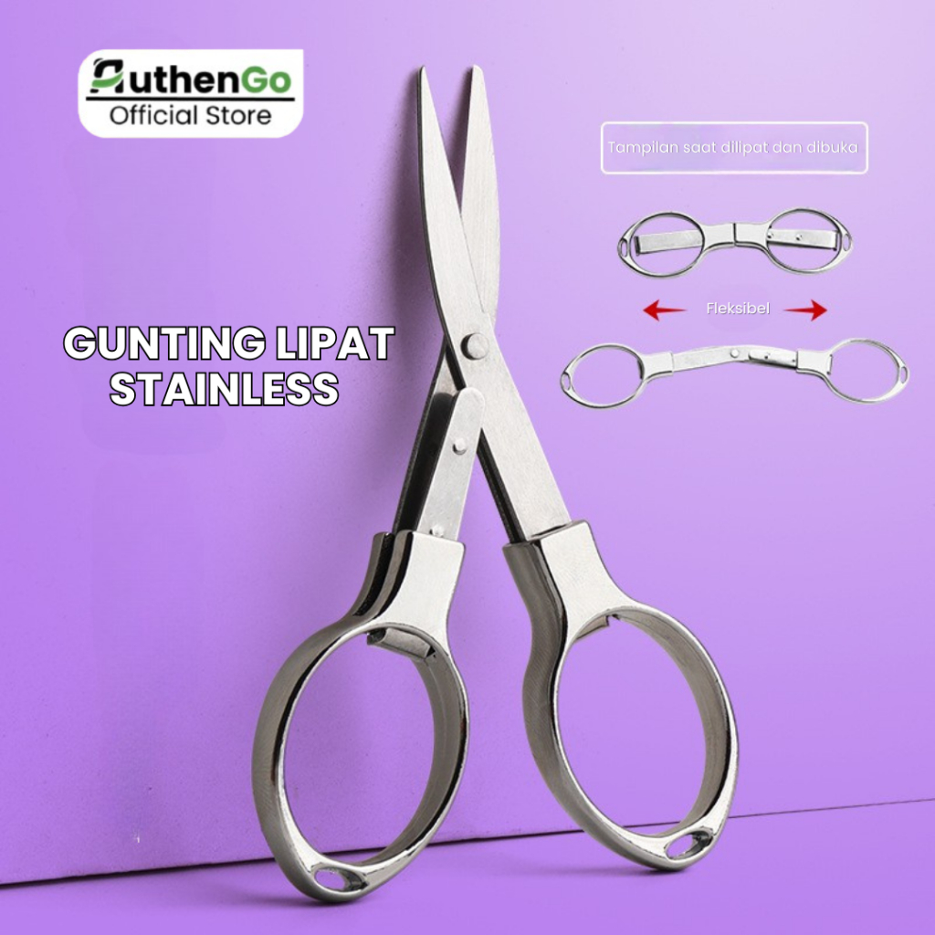 

Gunting Lipat Kecil Mini Stainless Portable Travel Multifungsi Anti Karat Mudah Disimpan