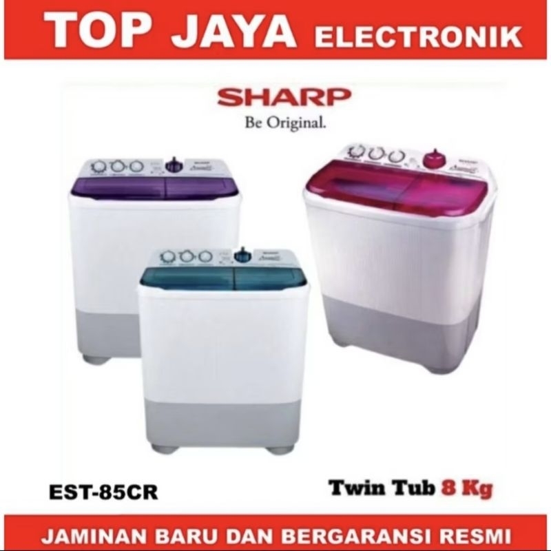 MESIN CUCI SHARP ES-T85CR-VK