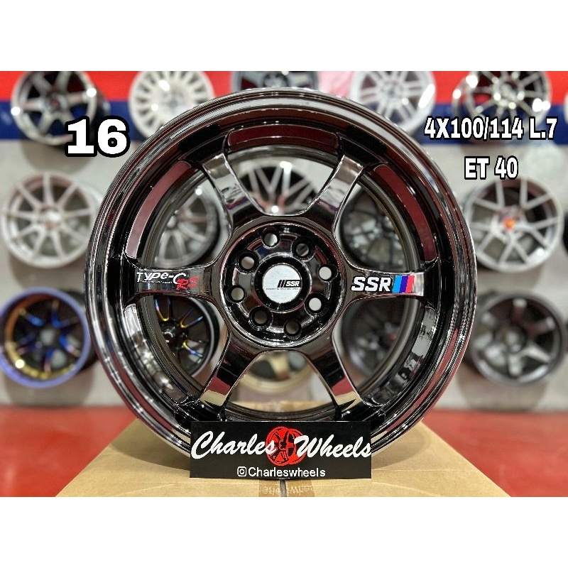 VELG SSR TYPE-C RING 16 BLACKCROME