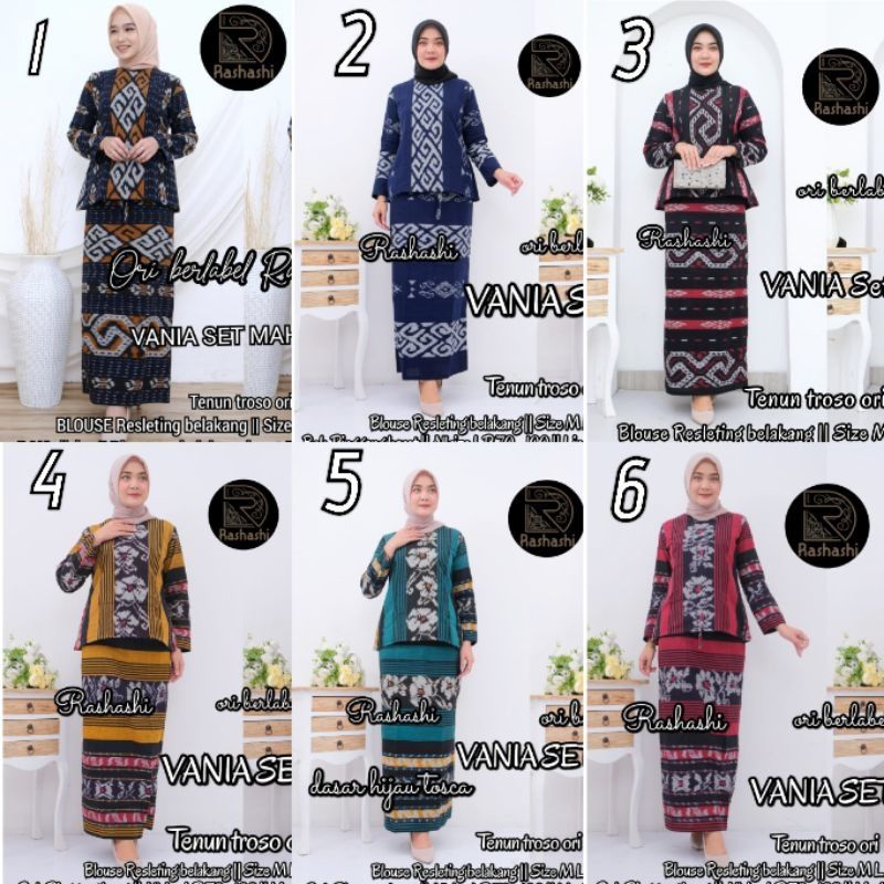 ONE SET WANITA KANTORAN, SETELAN KANTORAN, BAJU BLOUSE DAN ROK