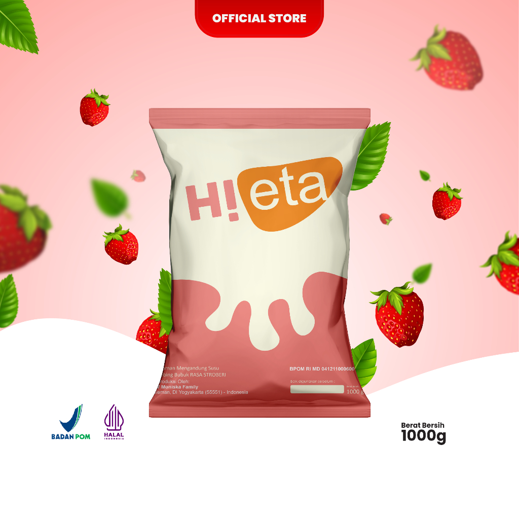 

Susu Kambing Etawa Bubuk 1 kg - Strawberry HiEta