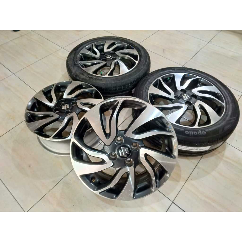 Velg Mobil Bekas R16 Ori Copotan Baleno Hatchback Ring 16 Buat Vios Swift Splash Ignis Yaris Wagon W