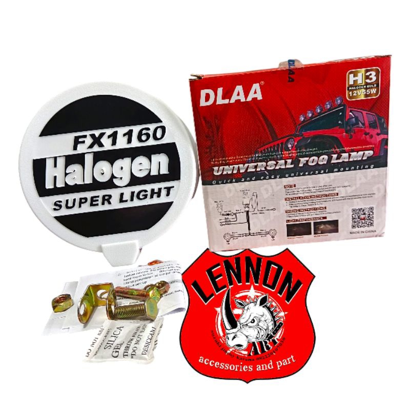 lampu tembak foglamp DLAA comet fx 1160 plus cover