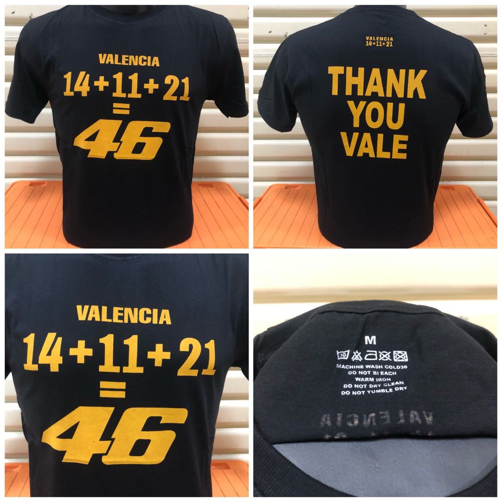 Kaos Valentino Rosi Black