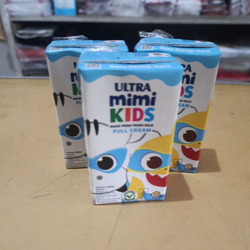 

ultra mimi susu uht kids 125ml plain full cream