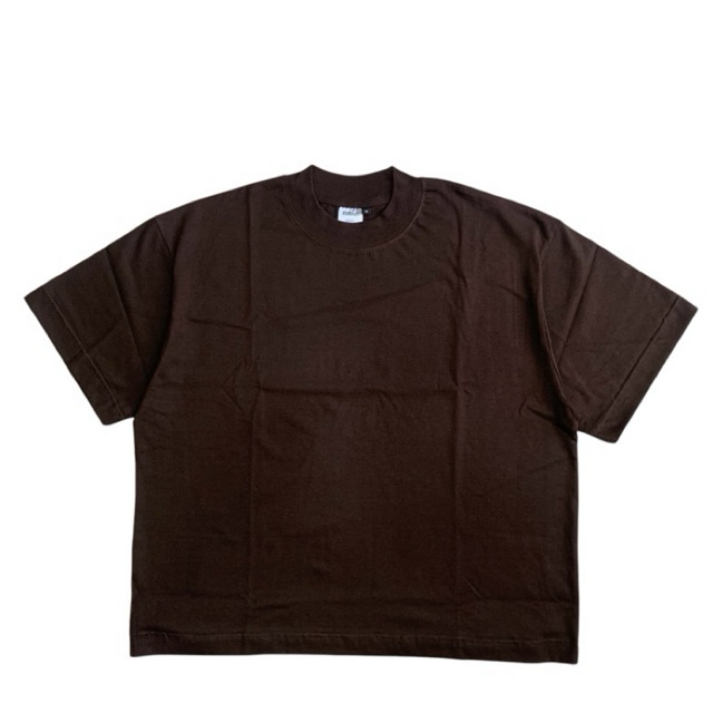 Crashco T-shirt Basic Boxy Fit Dark Brown