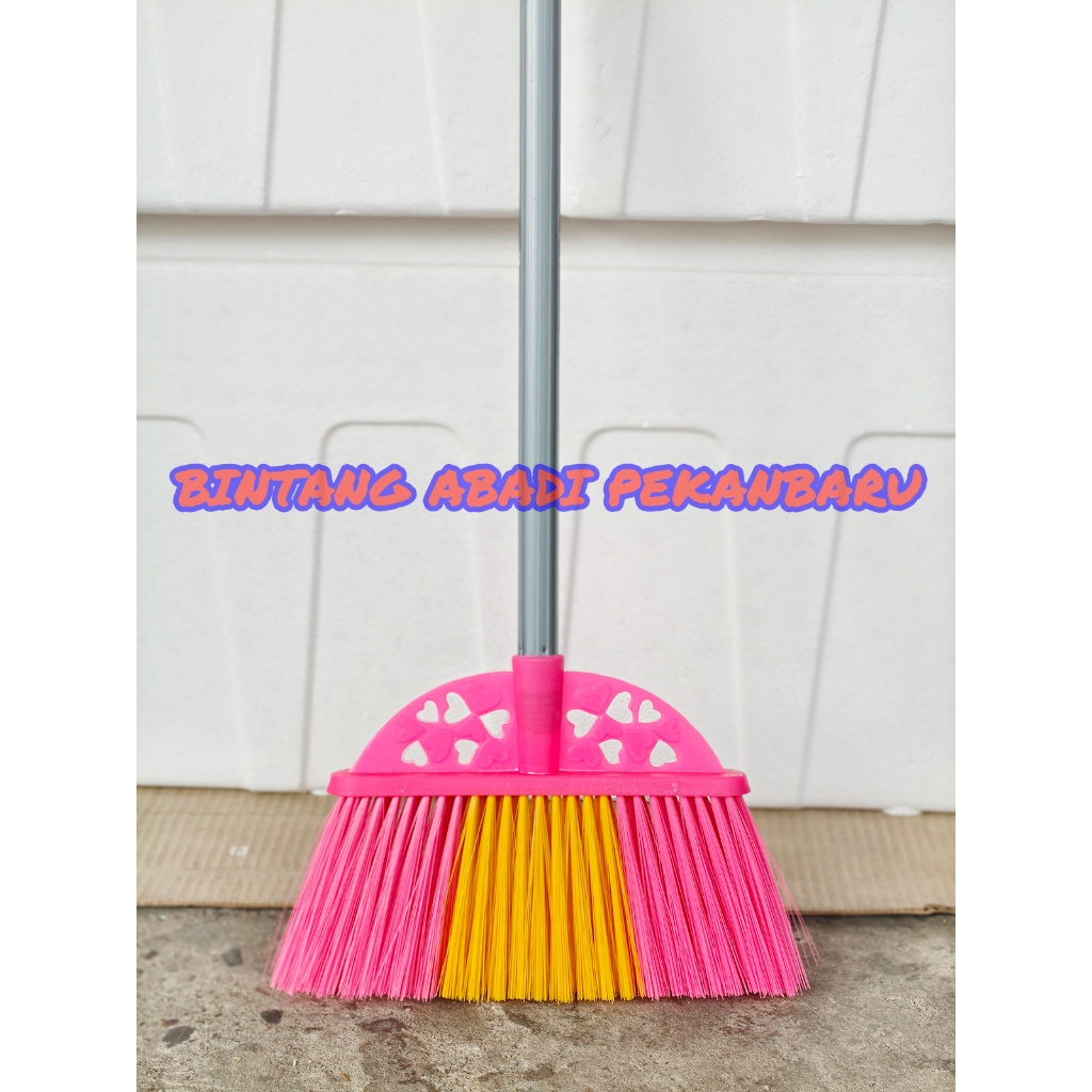 Sapu Lantai Nagoya Love + Gagang Sapu / Sapu Nilon Nagoya 826 Love