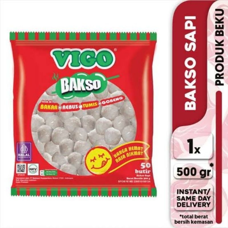 

Vigo Bakso Sapi 500gr