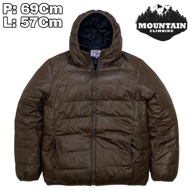 J257 Jaket Bulang Winter Casual Outdoor Climb Mountain  Bulu Angsa Winter Musim Dingin Hiking Pendak