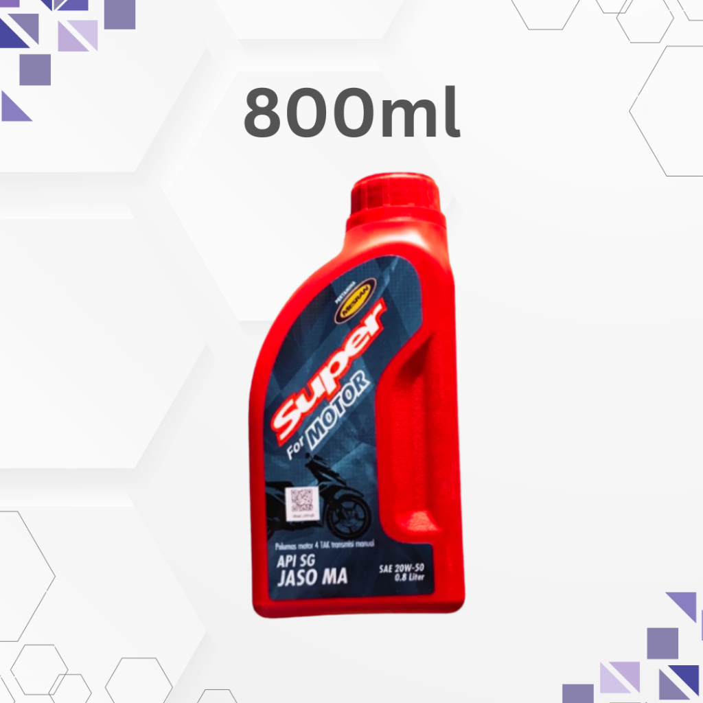 PERTAMINA MESRAN SUPER MOTOR OIL 800ML