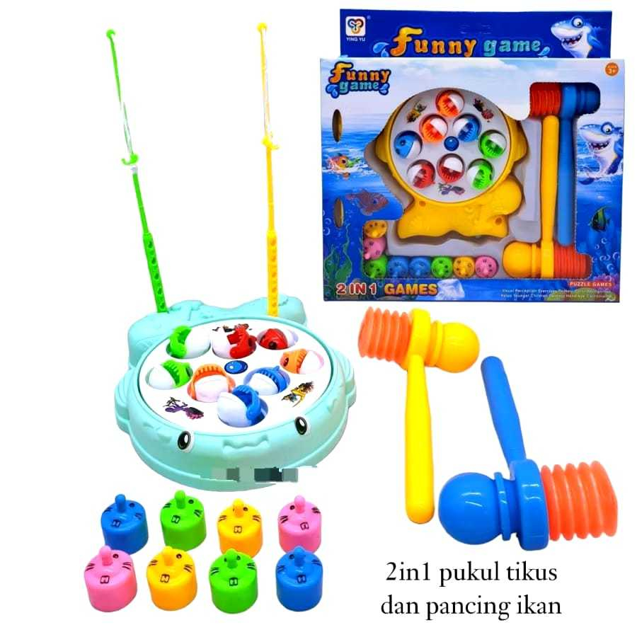 Mainan Mancing Fishing series 2in1 & Mancing Funny Game Fishing 2in1 Dan Mainan Pancingan Ikan