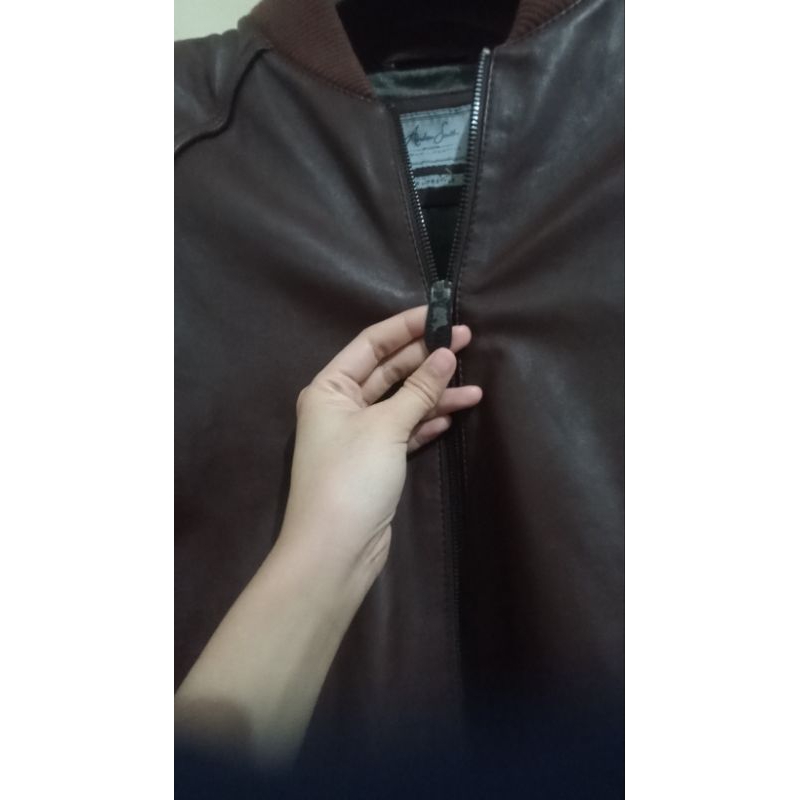 preloved leather jacket