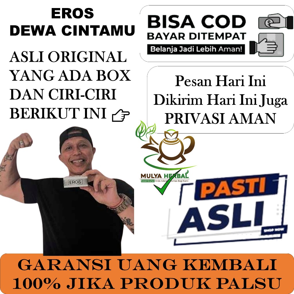 Eros Tetes Pria Perkasa Dewa Cintamu Eremax Original Asli