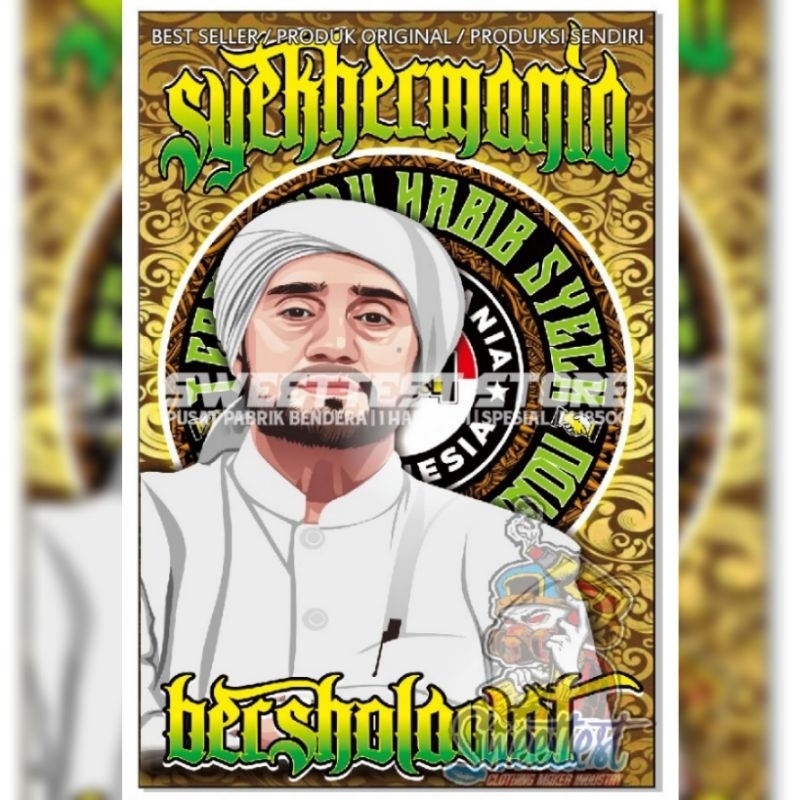 BEST SELLER + 1 HARI JADI + FREE STICKER, BENDERA PRINTING CUSTOM, GIANTFLAG PRINTING CUSTOM, MINIFL