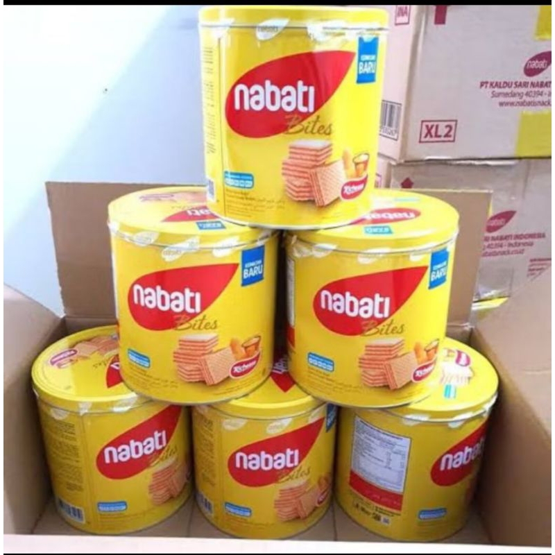 

Nabati Wafer Rasa Keju Kaleng 240gr (1 Dus isi 6 Kaleng)