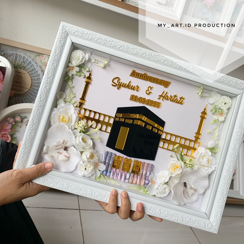 MAHAR PERNIKAHAN KABAH AKRILIK/MAHAR NIKAH AKRILIK KABAH