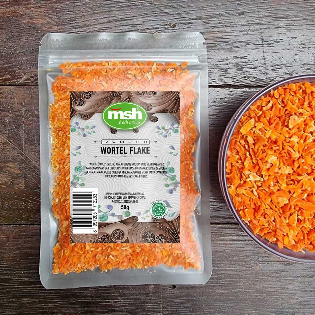 

MSH Wortel Flake Original Premium 50g