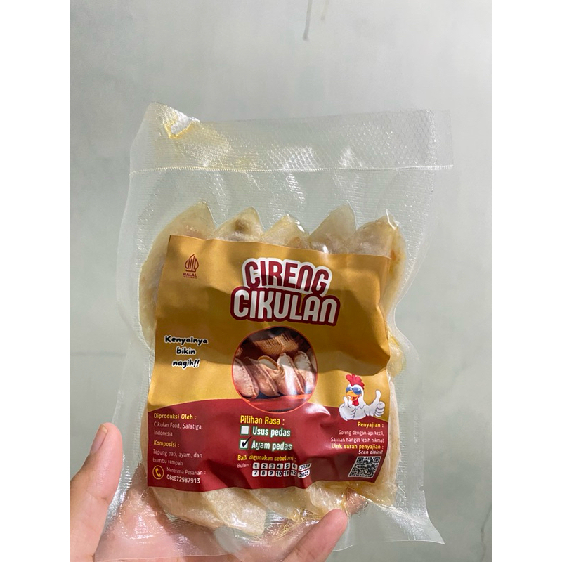 

Cireng Frozen Isi Ayam Suwir Pedas