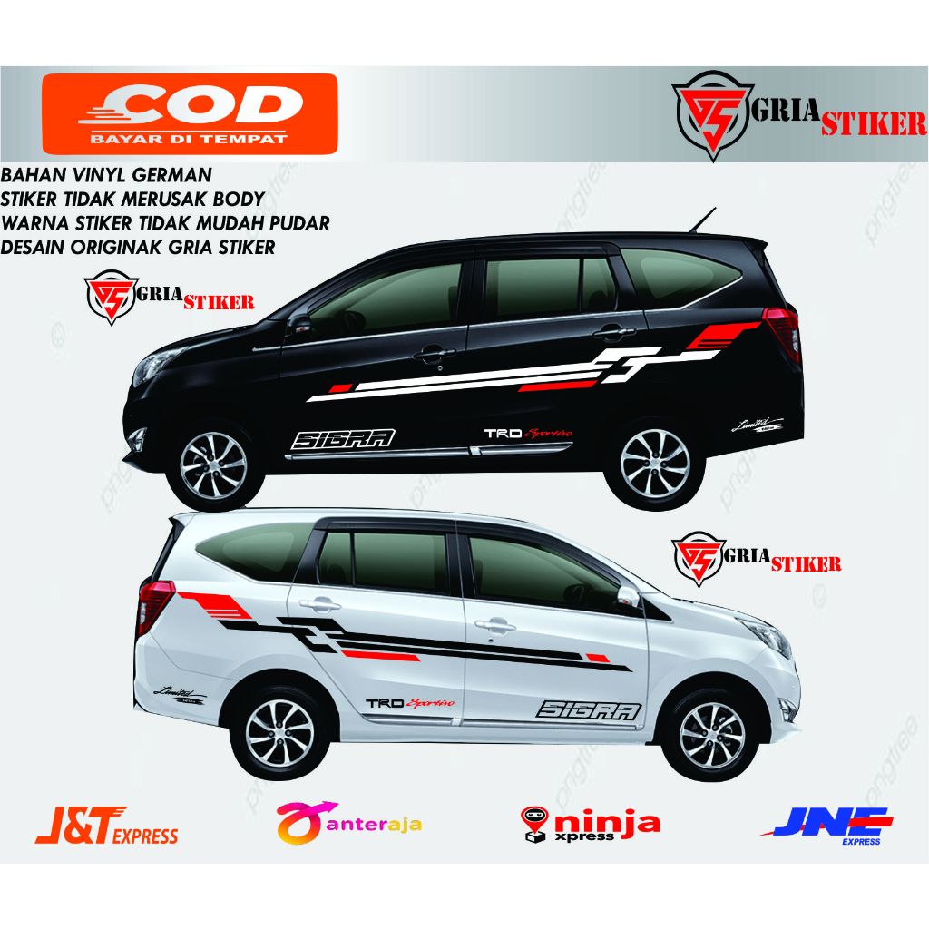 stiker sigra stiker mobil cayla stiker mobil sigra stiker stiker body mobil cayla sigra