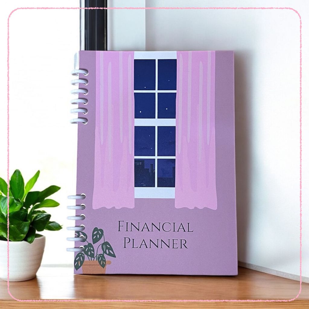 

Financial Planner Notebook Budget Planner Aesthetic Journal Keuangan Bulanan - [FP-2]