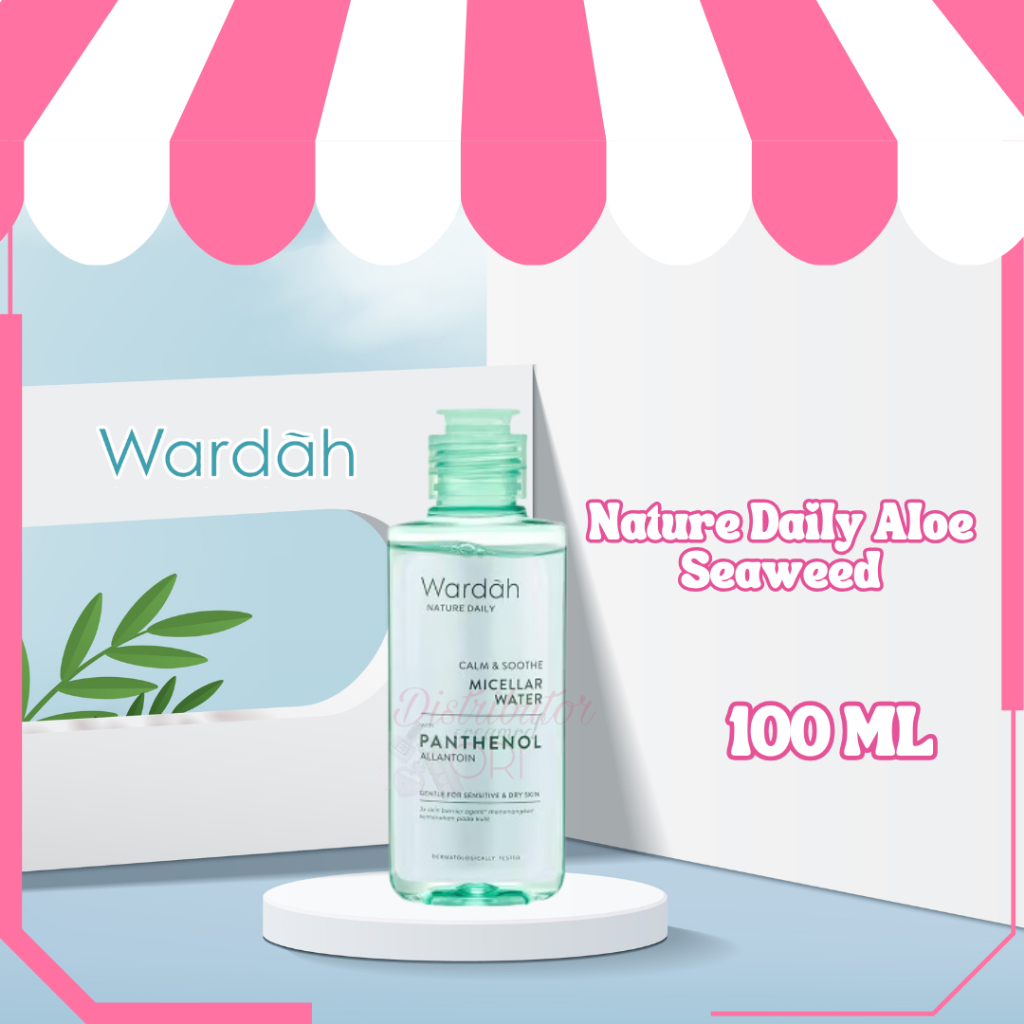 Wardah Nature Daily Seaweed Cleansing Micellar Water - Micellar Water dengan Seaweed dan Mentimun 10