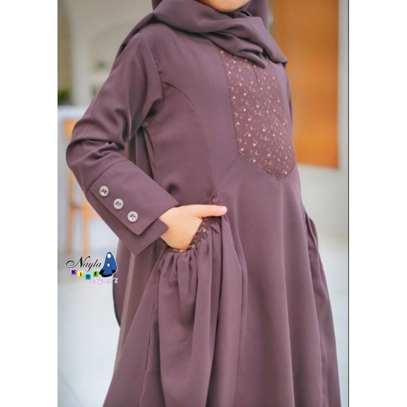 ZAIDA SET GAMIS SYARI BY NAYLA KIDS