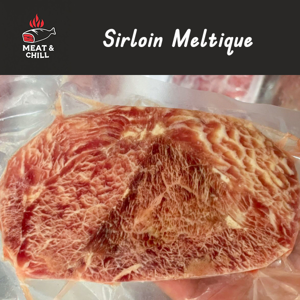 

Daging Sapi Wagyu Stirloin / Striploin Meltik Frozen - 200g