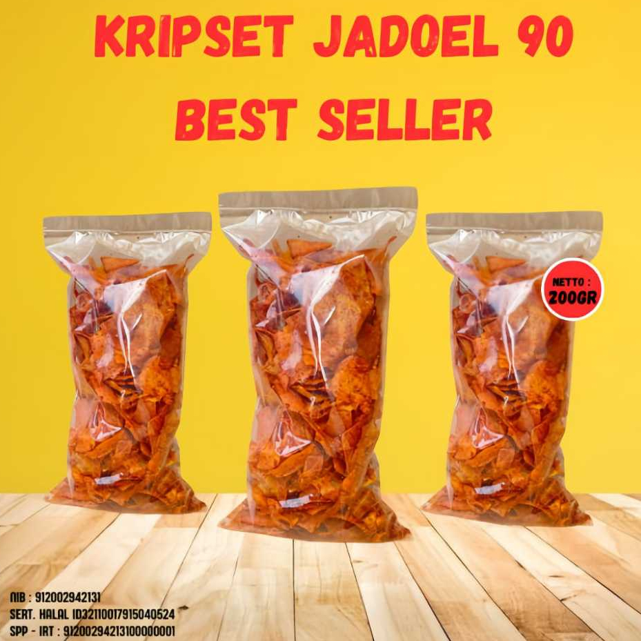 

KRIPSET Kripik SINGKONG PEDAS ASIN GURIH NAGIH TERENAK 200gram