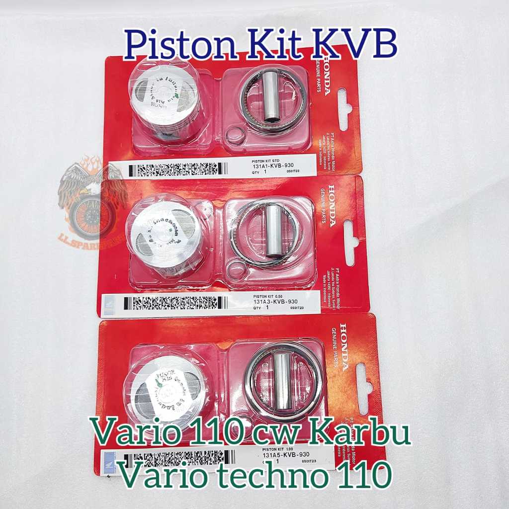 Piston Kit KVB Vario 110 CW Karbu Vario Techno 110 Seher Ring