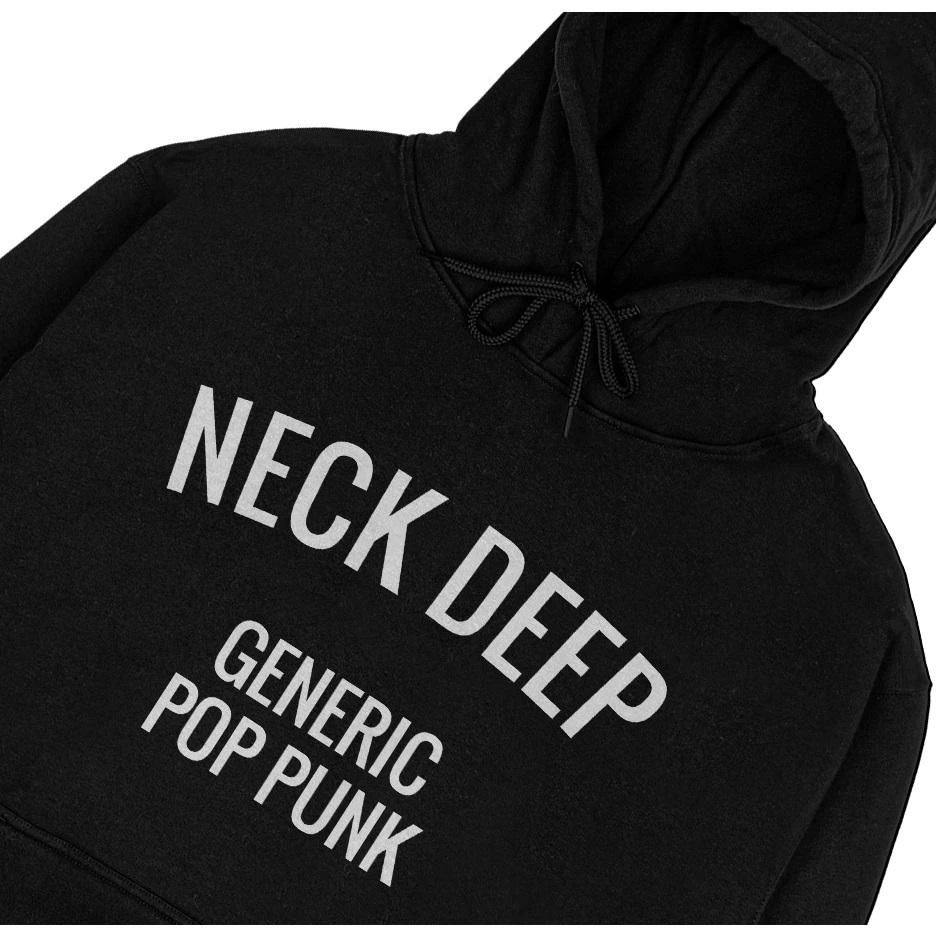 Hoodie Band Neck Deep Too Punk for Pop Free Sticker