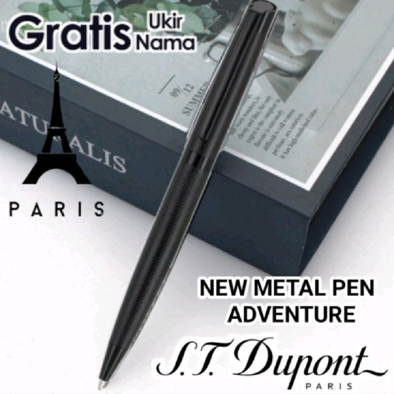 

Ballpoint Mewah Black Doff Pulpen Putar Bisnis St Dupont Gratis Grafir Nama Dan Box Exlusive