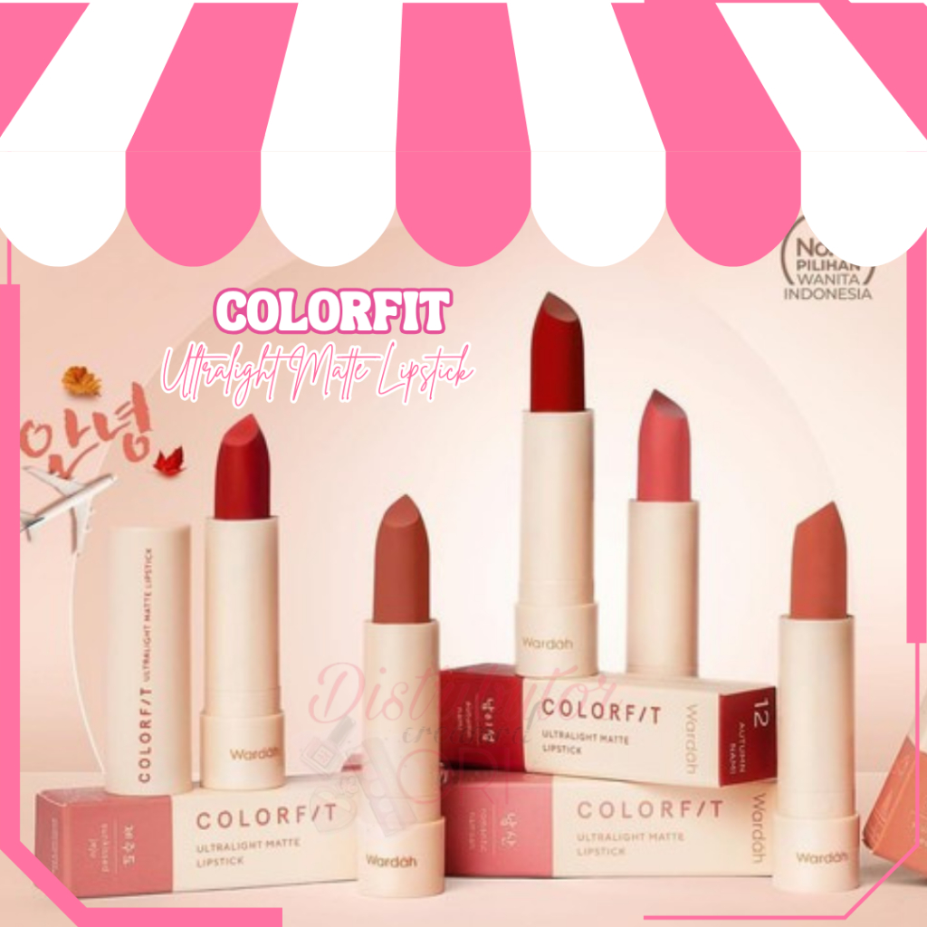 Wardah Colorfit Ultralight Matte Lipstick | Lipstik | BPOM | ORIGINAL
