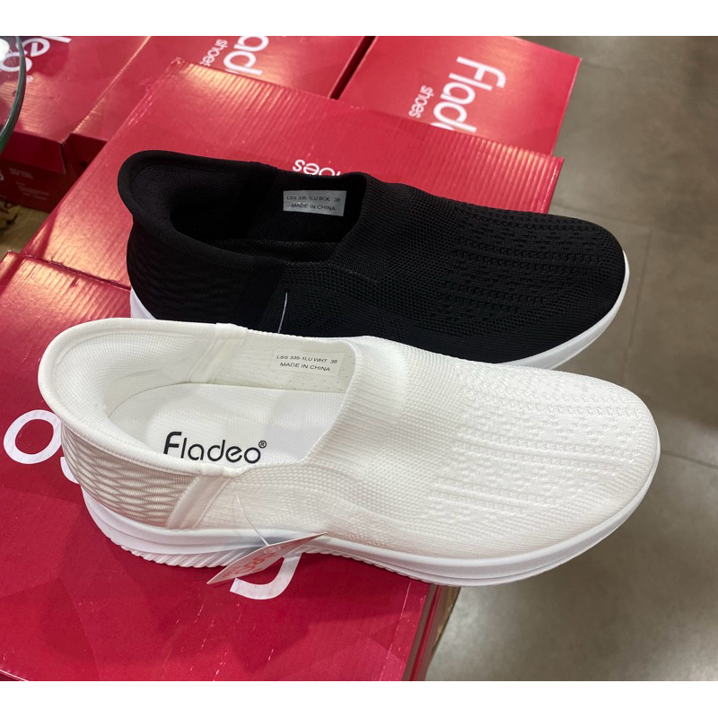 SEPATU SNEAKERS WANITA FLADEO TERBARU || SLIP ON RINGAN