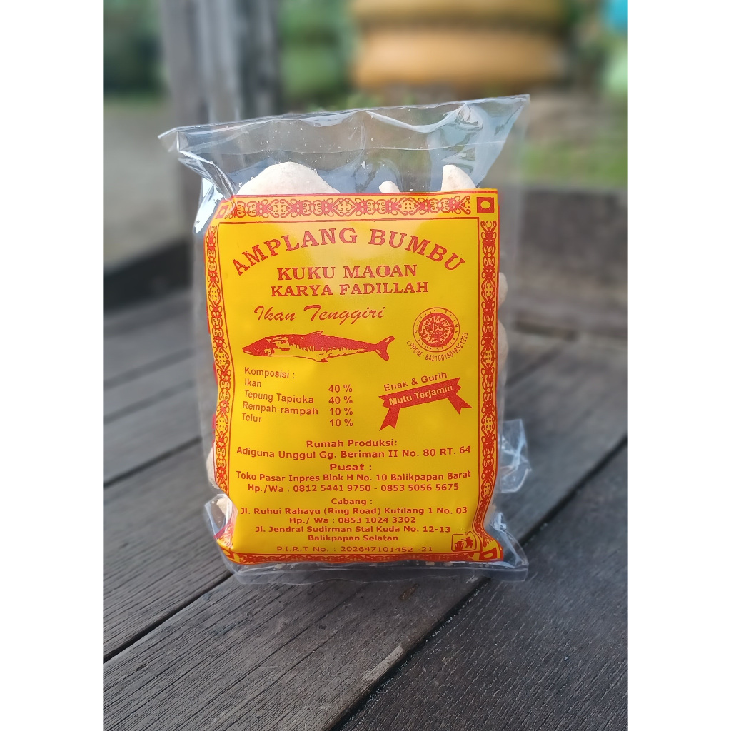 

Amplang Kuku Macan Ikan Tenggiri Snack Gurih "KARYA FADILLAH" Khas Balikpapan Kalimantan Asli