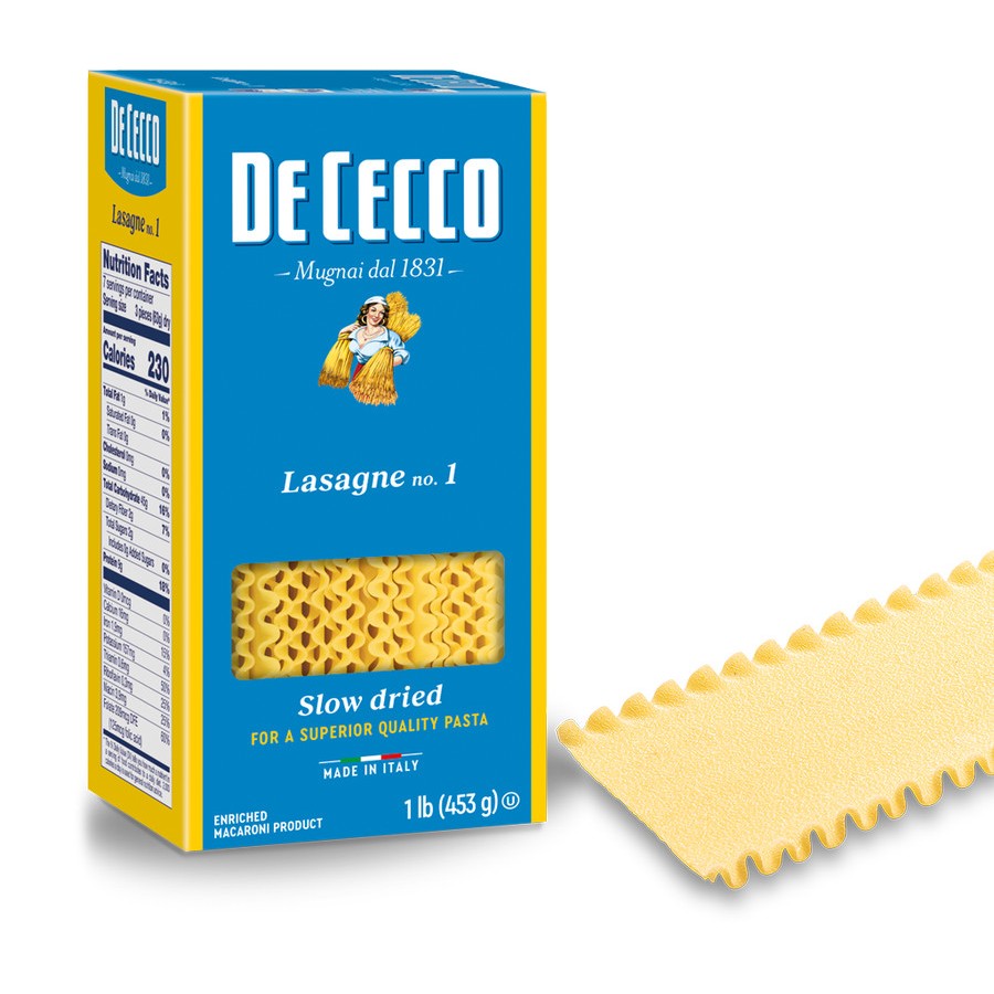 

Lasagna no. 1 De Cecco / Pasta Lasagna No 1 De Cecco - 500 Gram