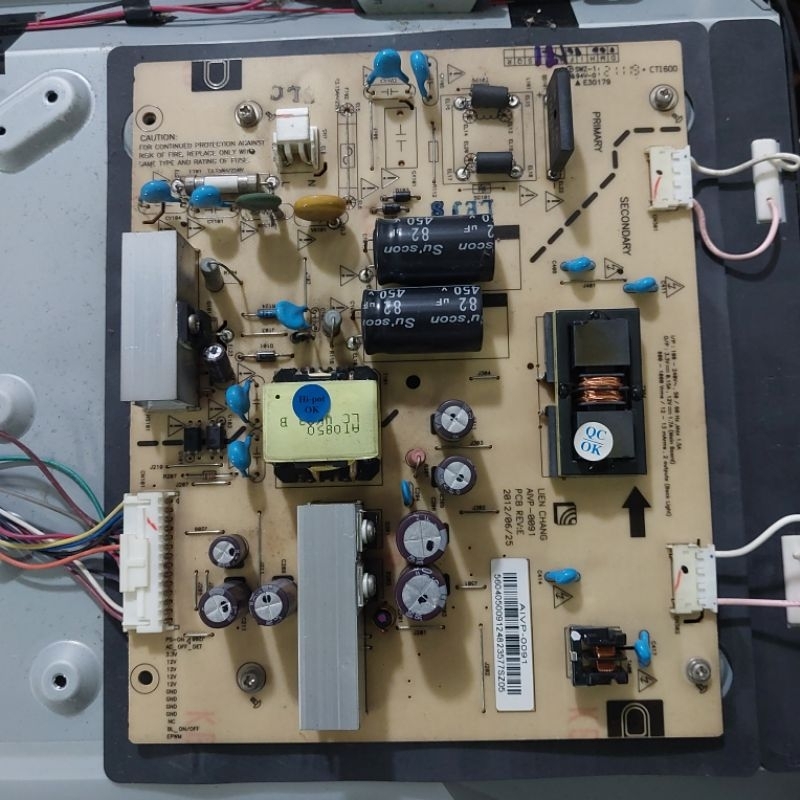 PSU POWER SUPPLY REGULATOR TV SHARP LC-24N407I LC 24N407I