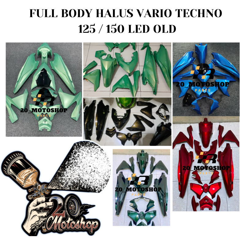 Full Body Halus Vario 125 150 LED OLD varian warna THN 2015 2016 2017 2018 Fullset