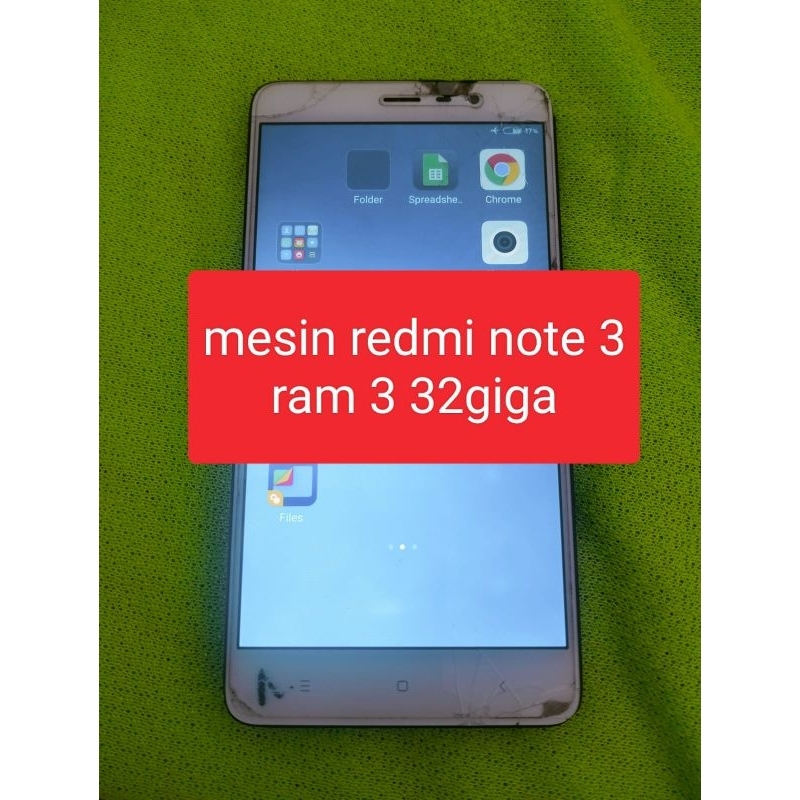 lcd toucsreen mesin redmi note 3 ram 32giga
