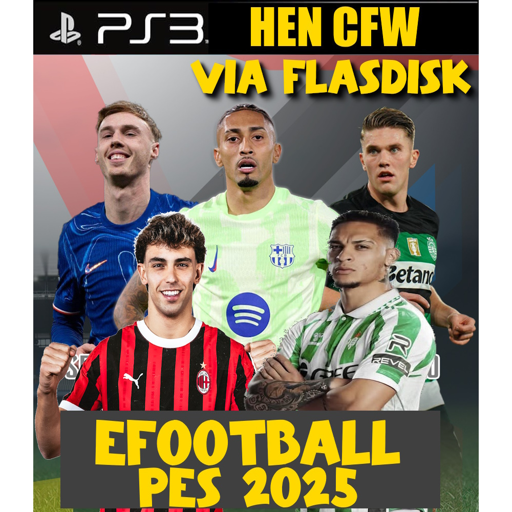 (FLESDIS) Pes 2025 ps3 hen cfw + liga indonesia pkg