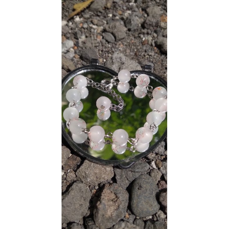 Gelang Batu / Gelang Batu Alam / Gelang Giok asli / Bracelet Batu kristal Alam asli / batu giok / ba