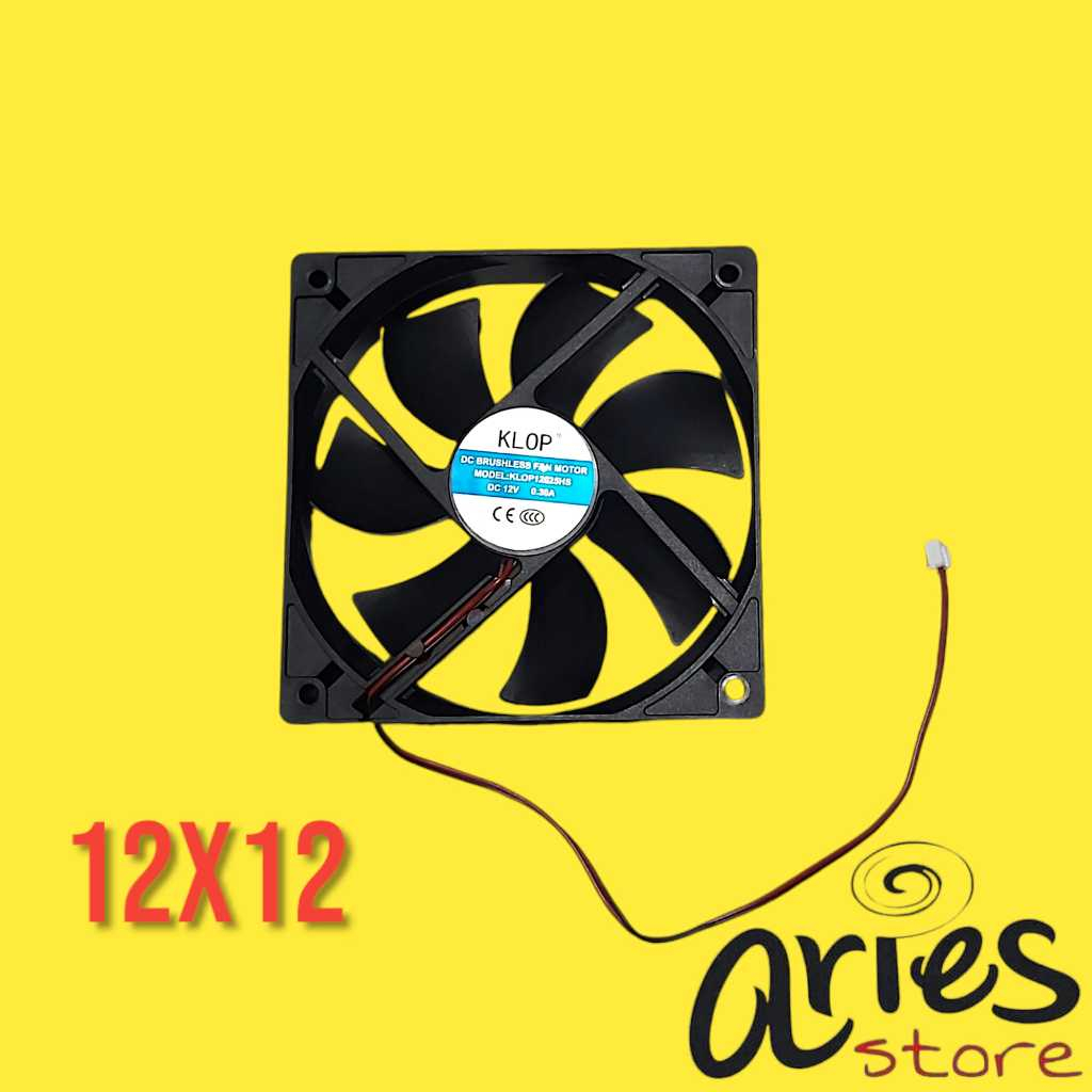 KIPAS DC 12V 12X12 KIPAS DC 12 VOLT KLOP