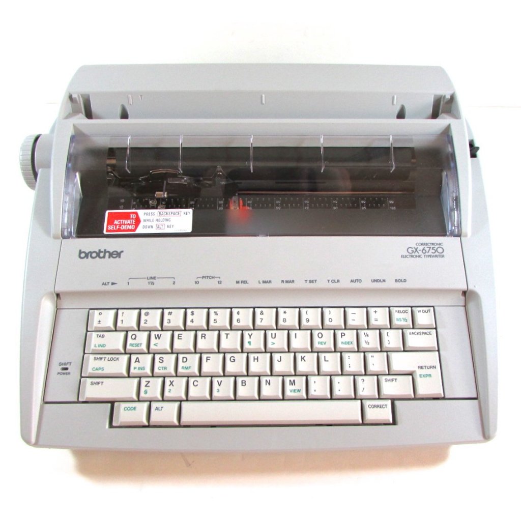 Mesin Tik Elektrik Brother GX-6750