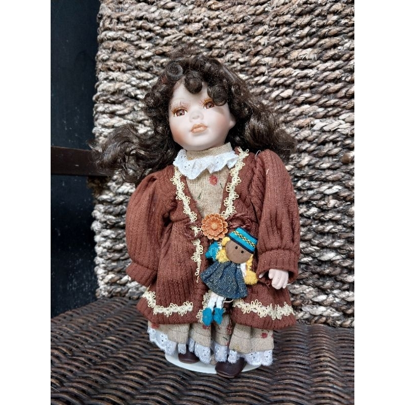 boneka doll cewek vintage porcelain porselen kramik
