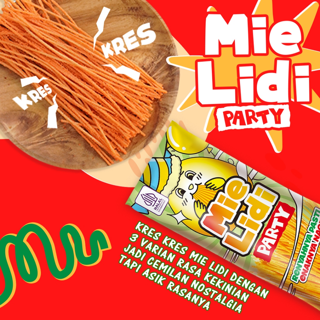 

[CEMILAN] MIE LIDI PARTY // 25gr