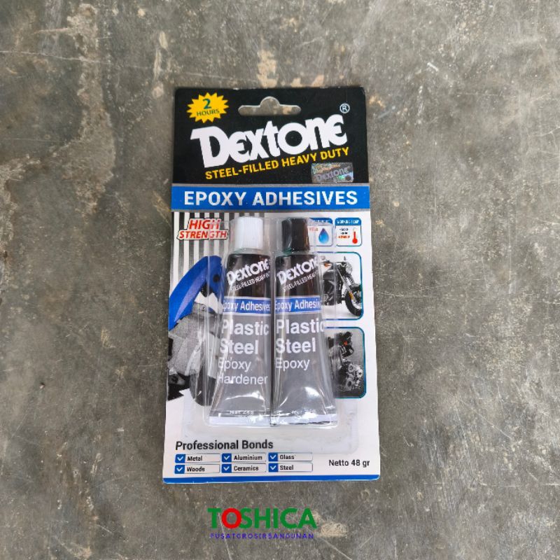 Lem  Besi DEXTONE 2 jam Kering / Lem 2 Ton Duatone/ Epoxy Adhesive