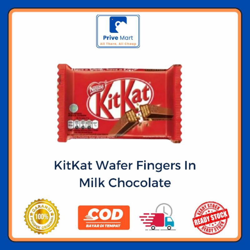 

KitKat Wafer Fingers In Milk Chocolate 35g Prive Mart