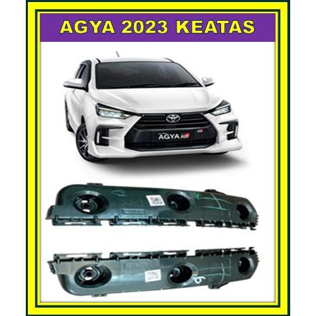 Breket bemper depan toyota agya / braket bemper agya 2024 / pangkon bemper agya / braket agya