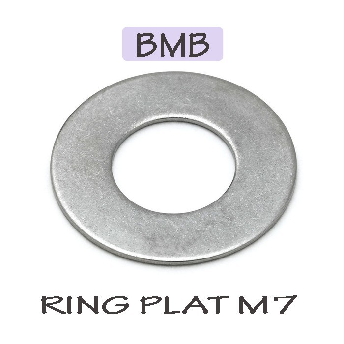 Ring Plat M7 20Pcs Ring Plat M7 Ring Plat / Washer Plate Putih M7