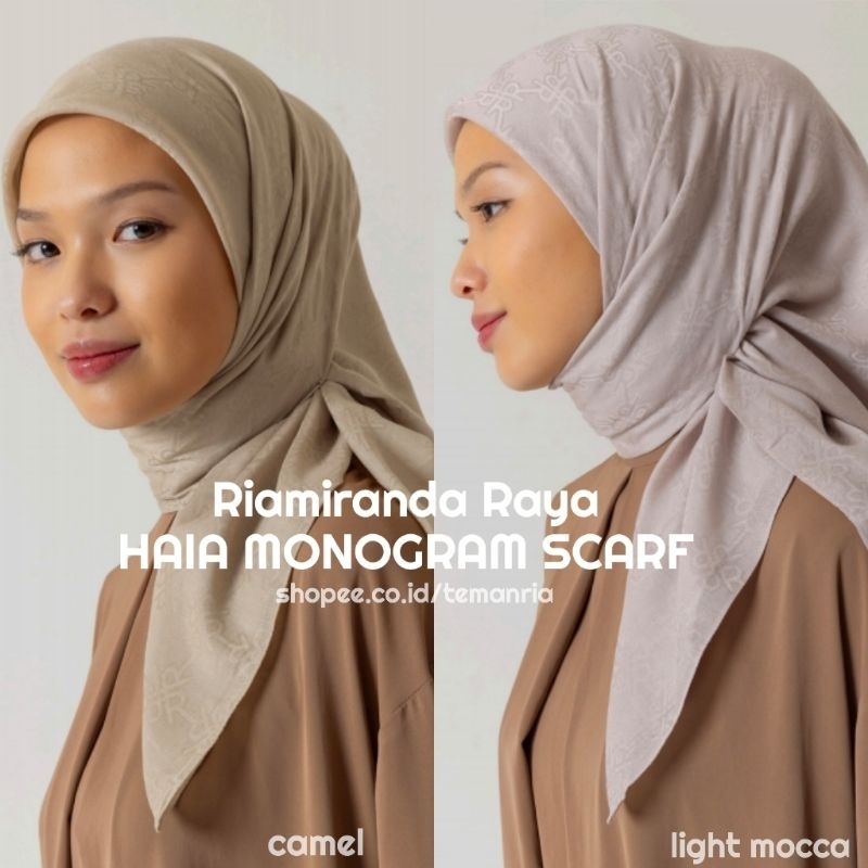 HAIA MONOGRAM SCARF Riamiranda Raya Collection